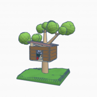 Tinker Tuesday: Make a Tree House with Just 6 Unique Shapes!